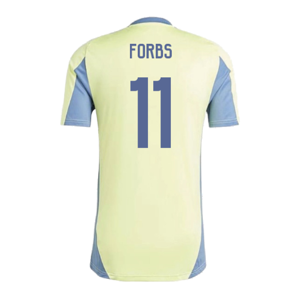 2024-2025 Ajax Training Jersey (Pulse Yellow) (Forbs 11)