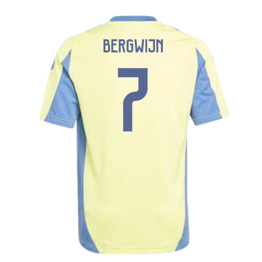 2024-2025 Ajax Training Jersey (Pulse Yellow) - Kids (Bergwijn 7)