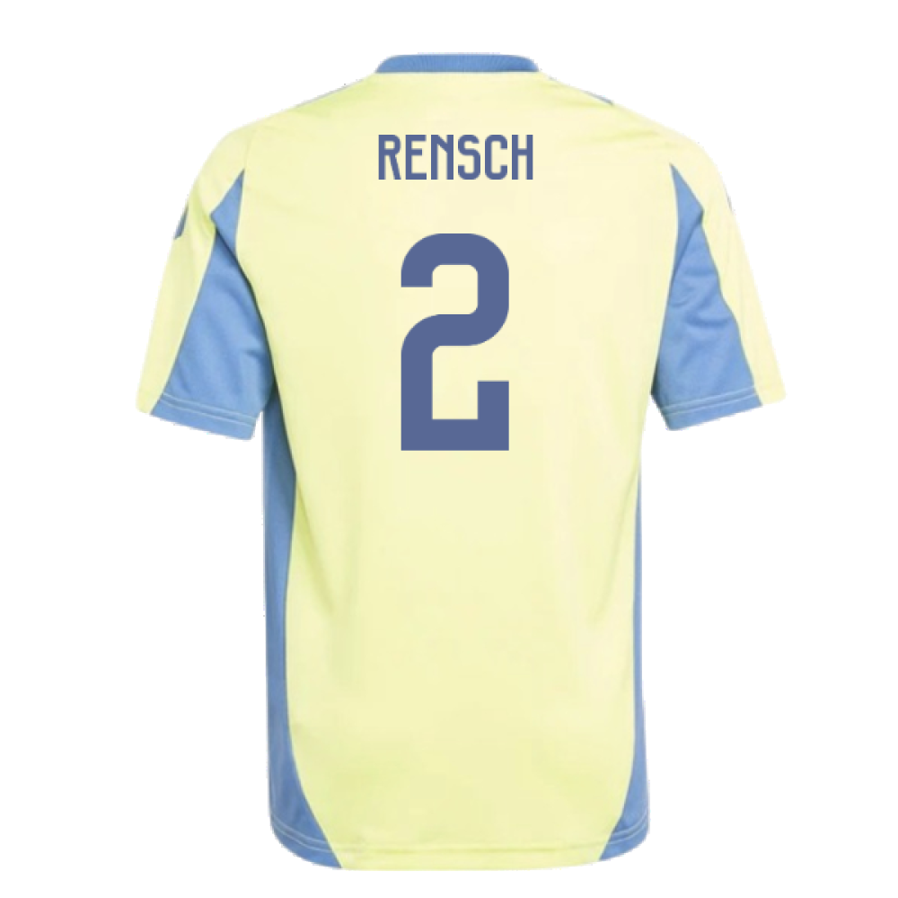 2024-2025 Ajax Training Jersey (Pulse Yellow) - Kids (Rensch 2)