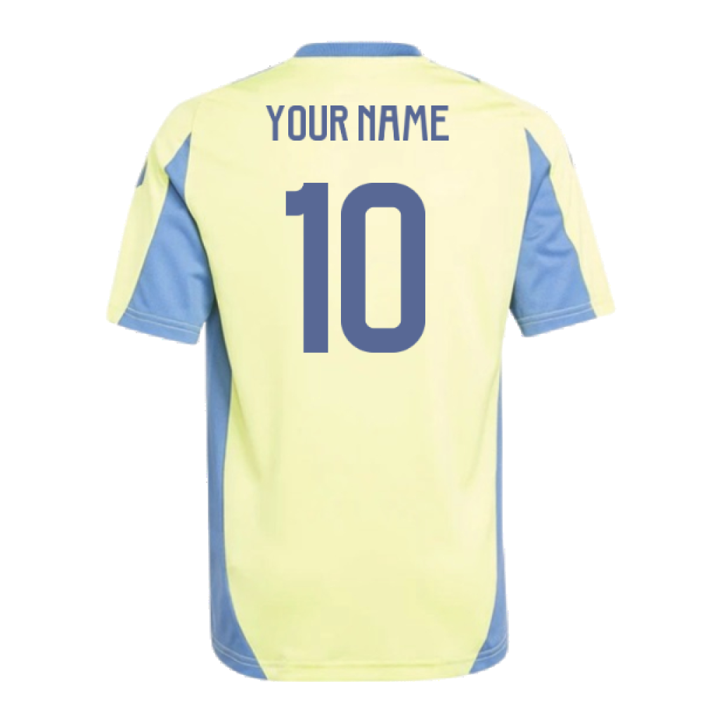 2024-2025 Ajax Training Jersey (Pulse Yellow) - Kids (Your Name)