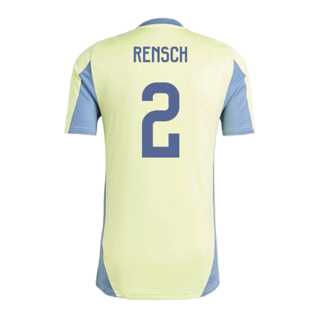 2024-2025 Ajax Training Jersey (Pulse Yellow) (Rensch 2)