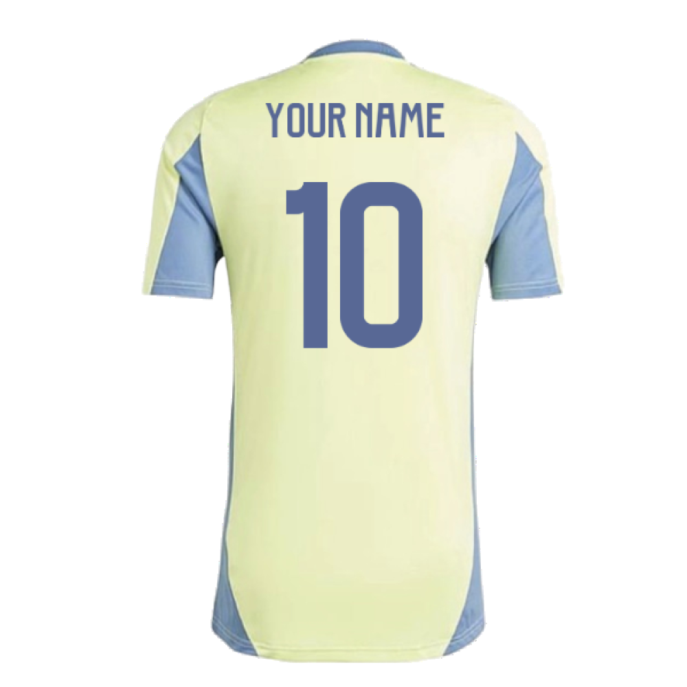 2024-2025 Ajax Training Jersey (Pulse Yellow) (Your Name)