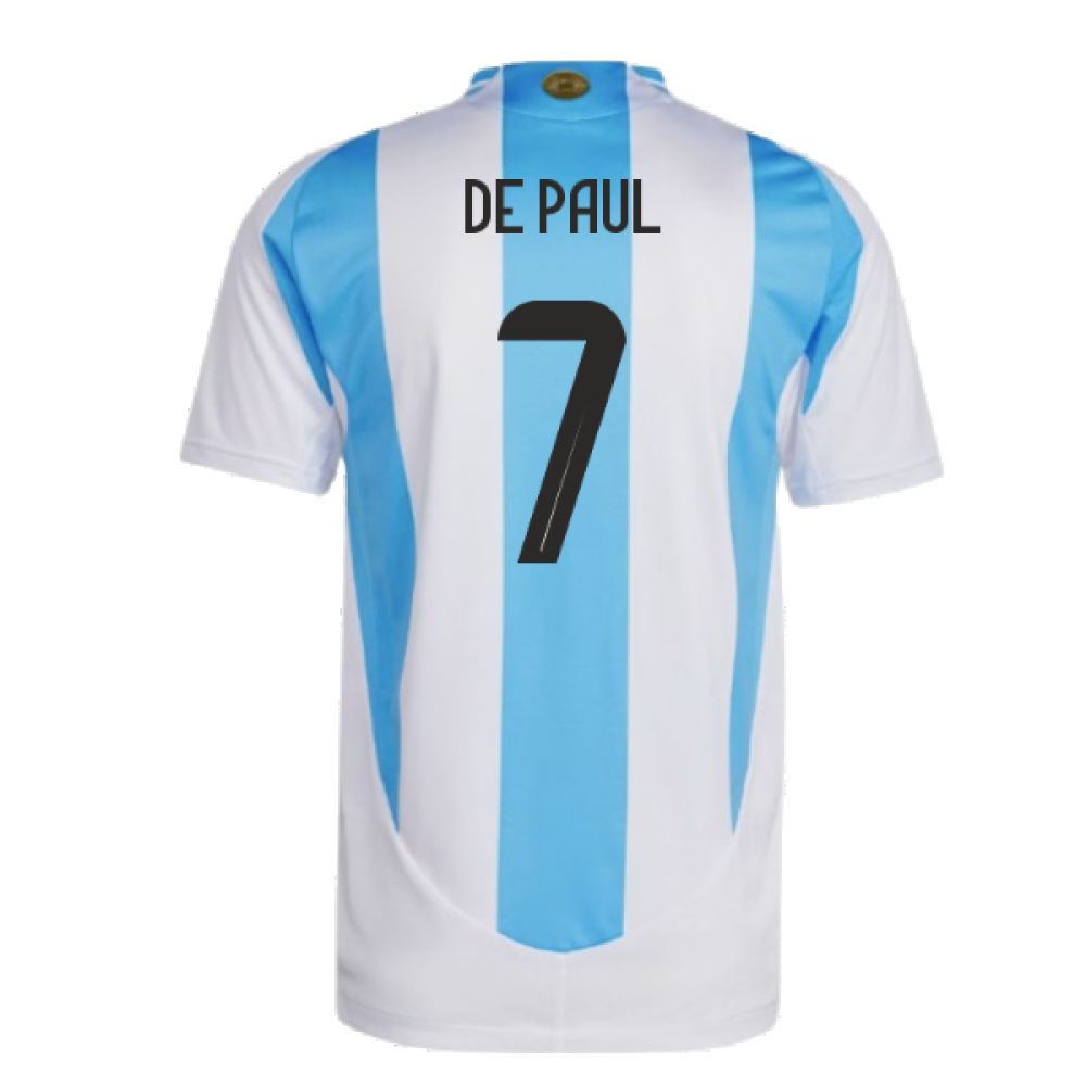 2024-2025 Argentina Authentic Home Shirt (DE PAUL 7)