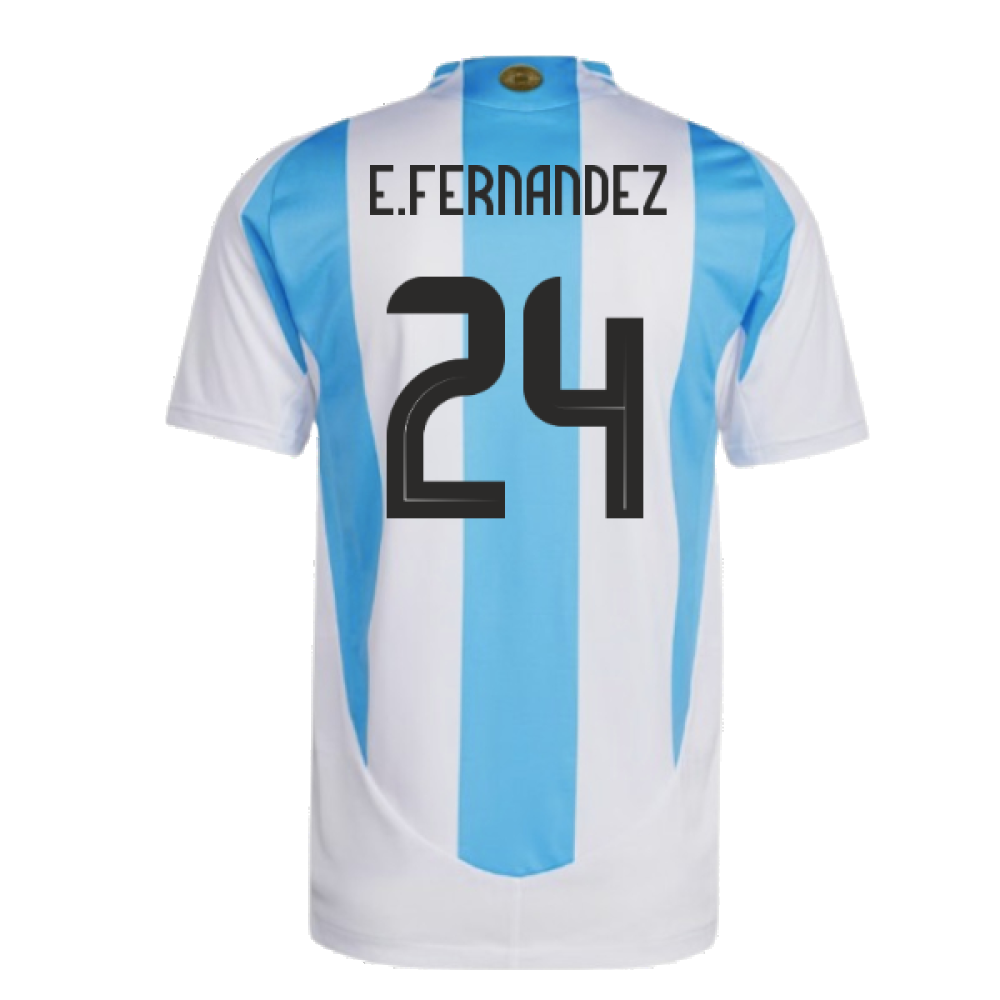 2024-2025 Argentina Authentic Home Shirt (E.FERNANDEZ 24)