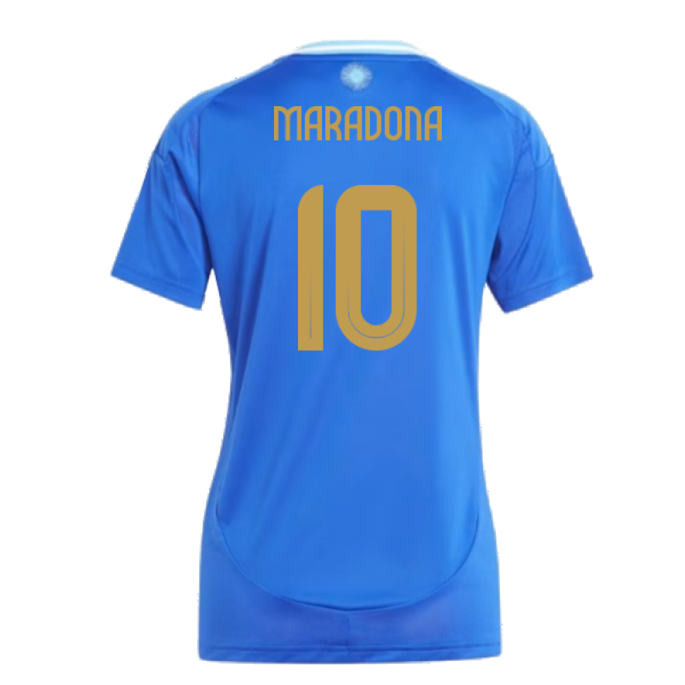 2024-2025 Argentina Away Shirt (Ladies) (MARADONA 10)