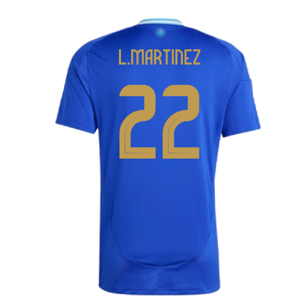 2024-2025 Argentina Away Shirt (L.MARTINEZ 22)