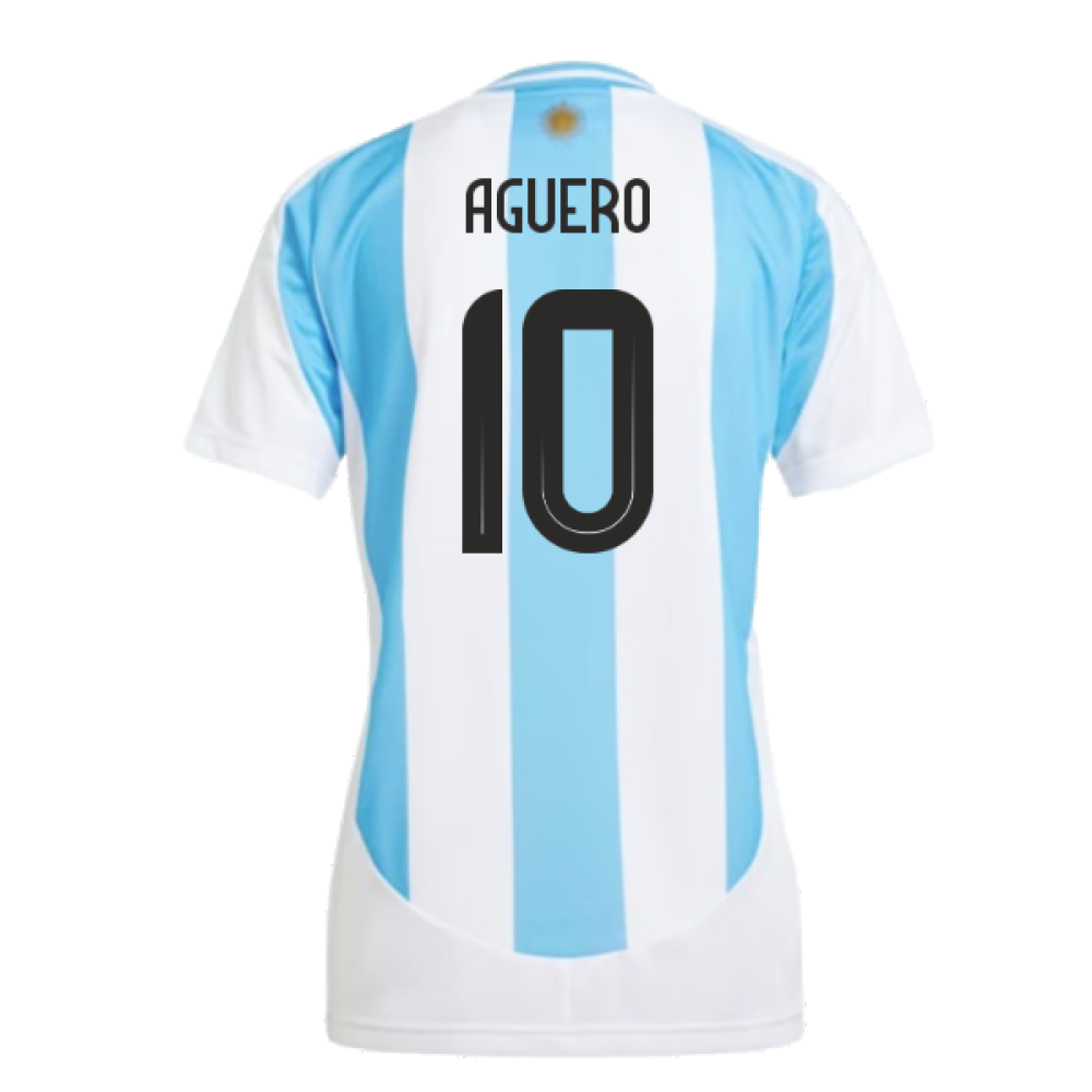 2024-2025 Argentina Home Shirt (Ladies) (AGUERO 10)