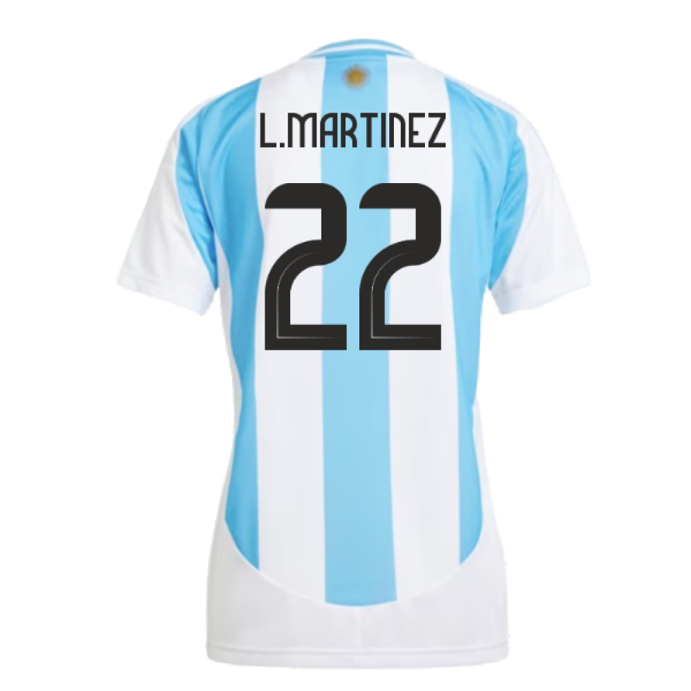 2024-2025 Argentina Home Shirt (Ladies) (L.MARTINEZ 22)