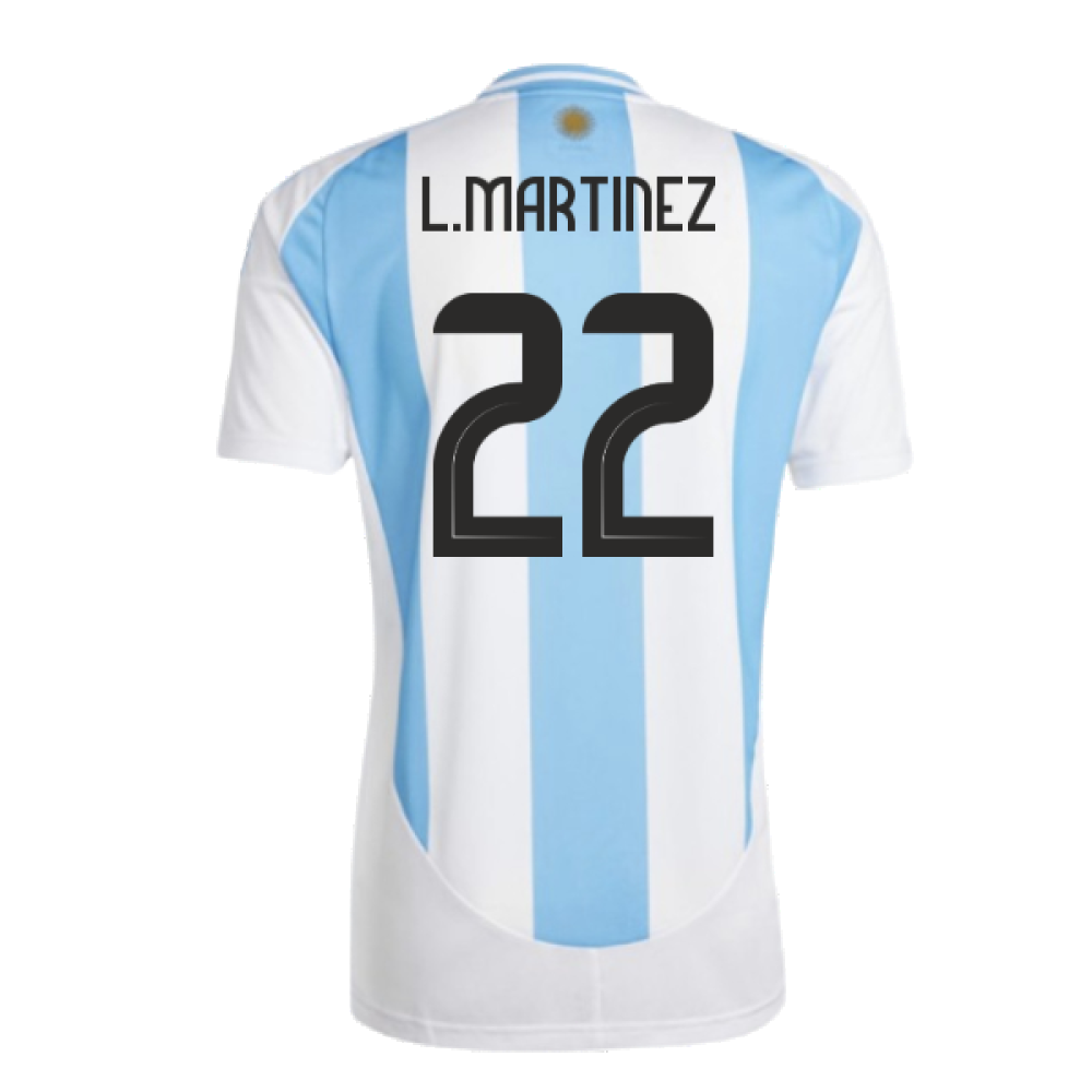 2024-2025 Argentina Home Shirt (L.MARTINEZ 22)