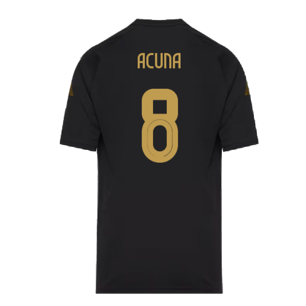 2024-2025 Argentina Pre-Match Shirt (Black) - Kids (ACUNA 8)