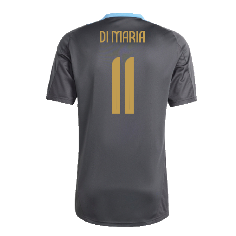 2024-2025 Argentina Training Jersey (Carbon) (DI MARIA 11)