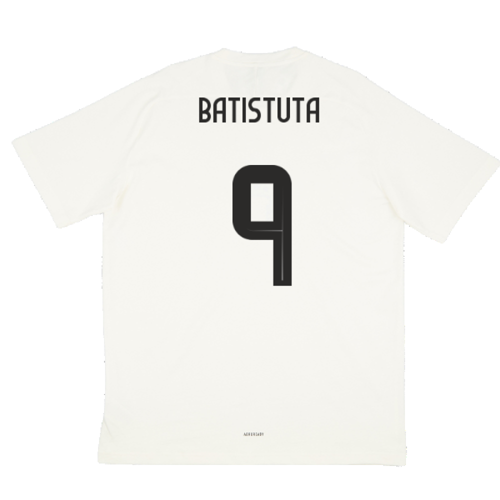 2024-2025 Argentina Travel Tee (White) (BATISTUTA 9)