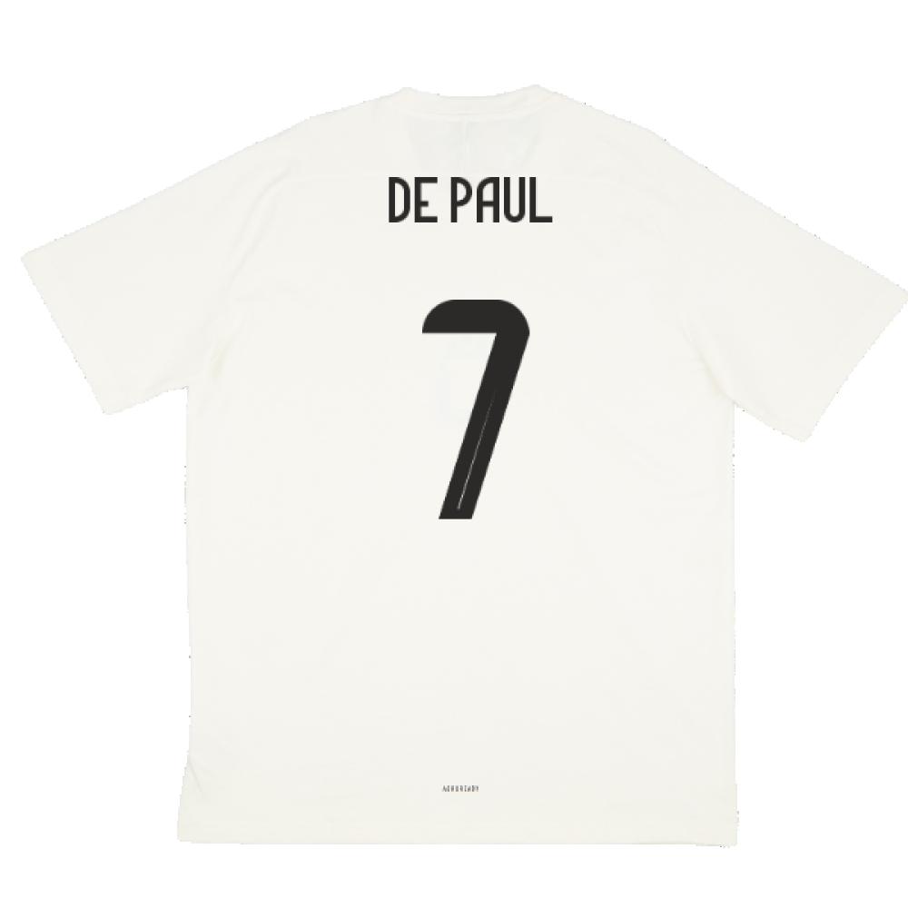 2024-2025 Argentina Travel Tee (White) (DE PAUL 7)