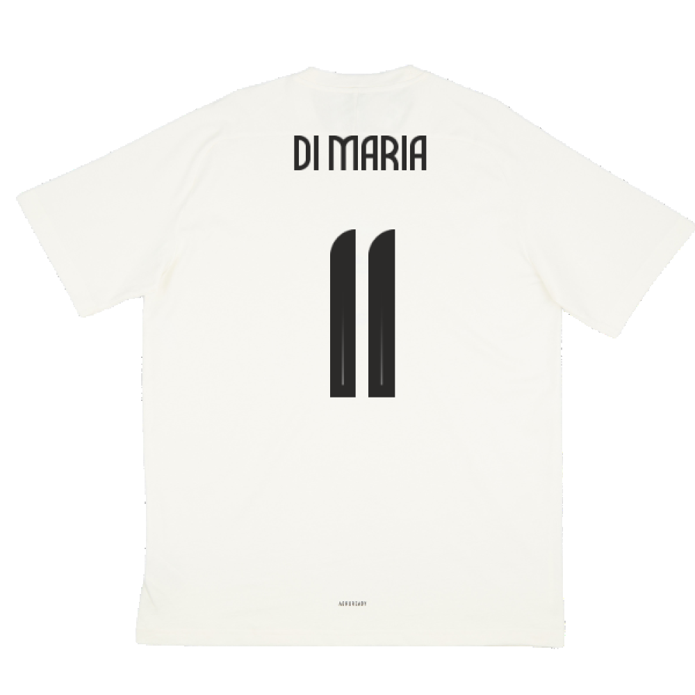 2024-2025 Argentina Travel Tee (White) (DI MARIA 11)