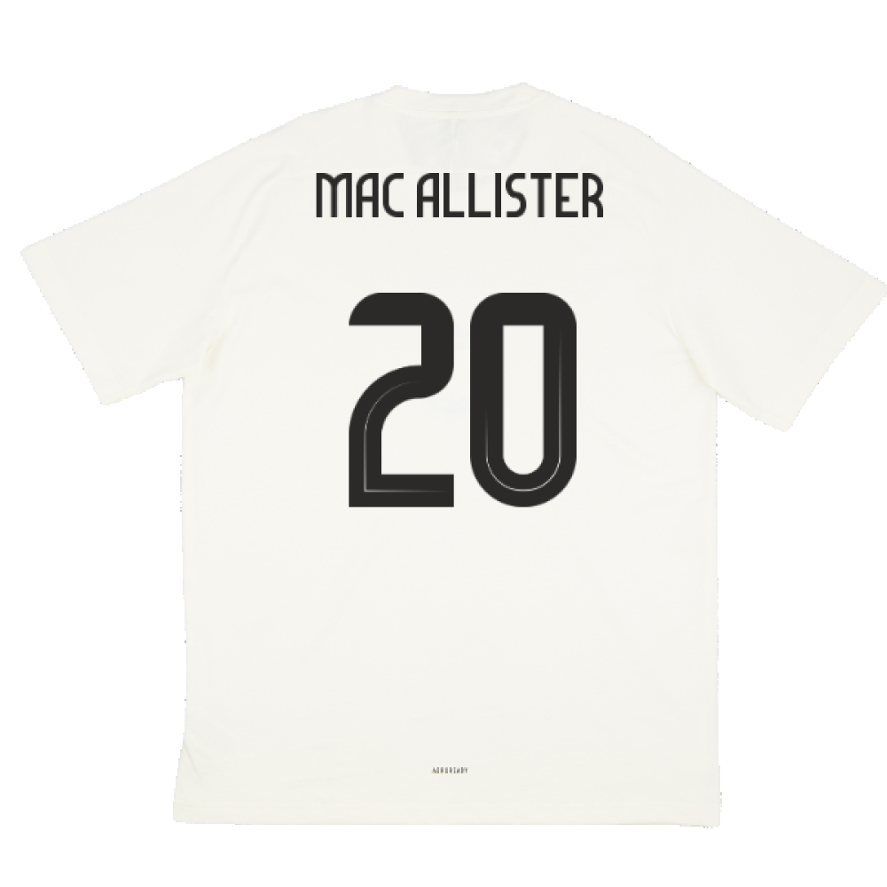 2024-2025 Argentina Travel Tee (White) (MAC ALLISTER 20)