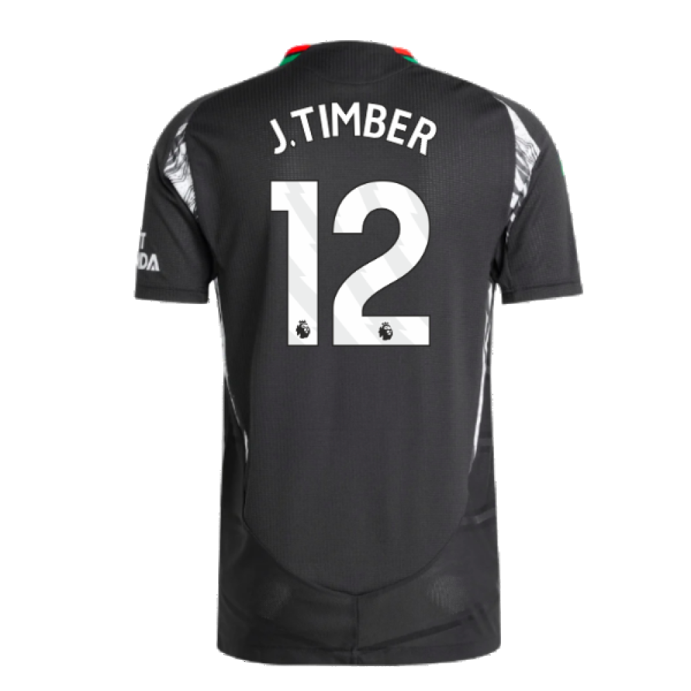 2024-2025 Arsenal Authentic Away Shirt (J.Timber 12)