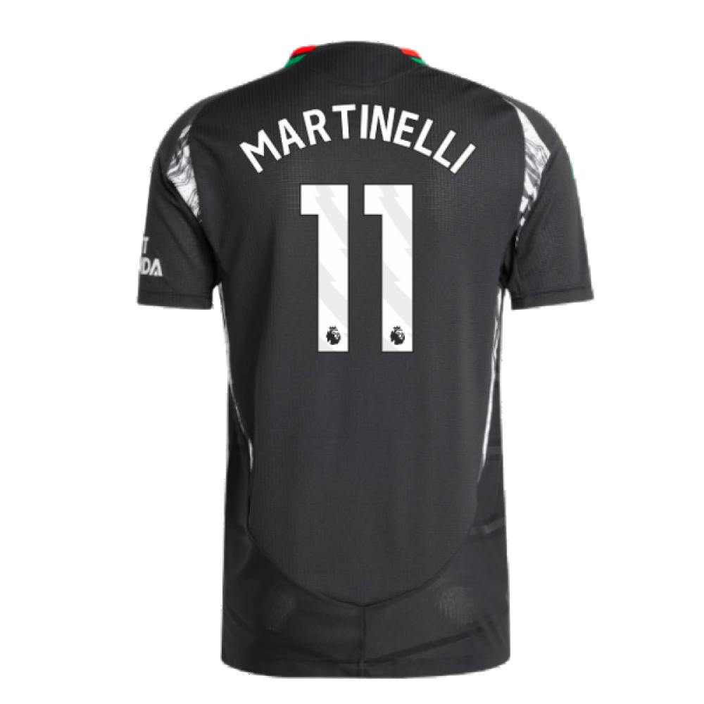 2024-2025 Arsenal Authentic Away Shirt (Martinelli 11)