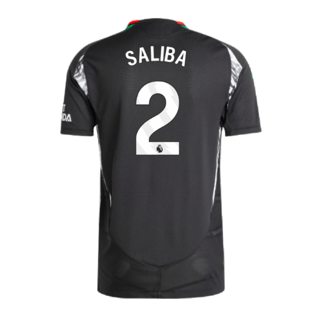 2024-2025 Arsenal Authentic Away Shirt (Saliba 2)