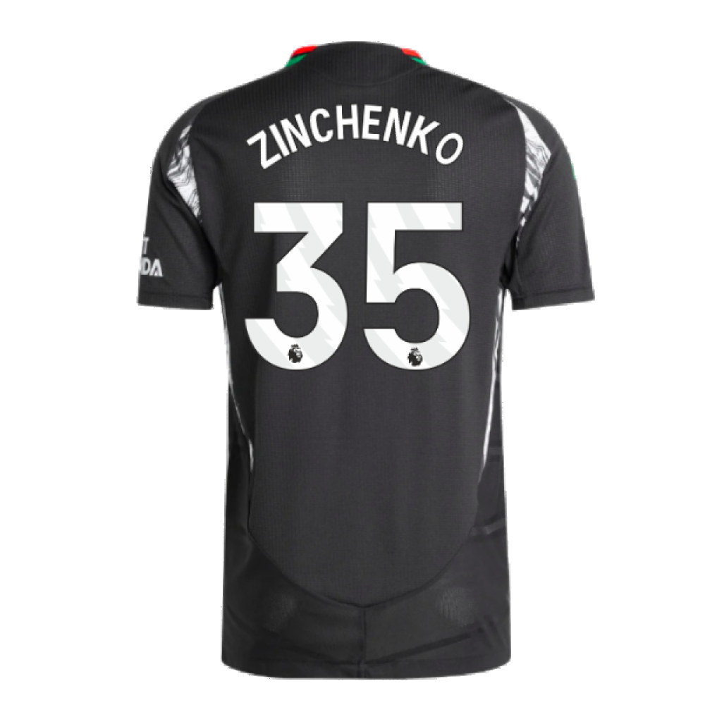 2024-2025 Arsenal Authentic Away Shirt (Zinchenko 35)