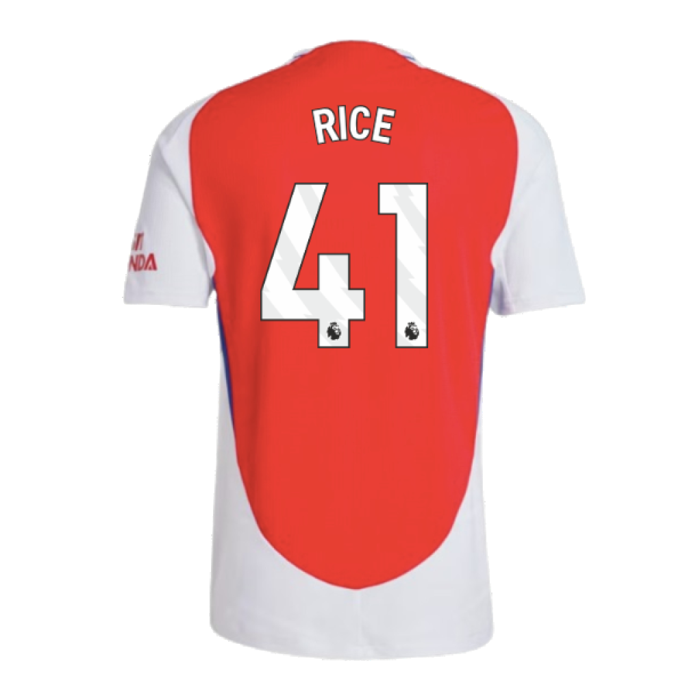 2024-2025 Arsenal Authentic Home Shirt (Rice 41)