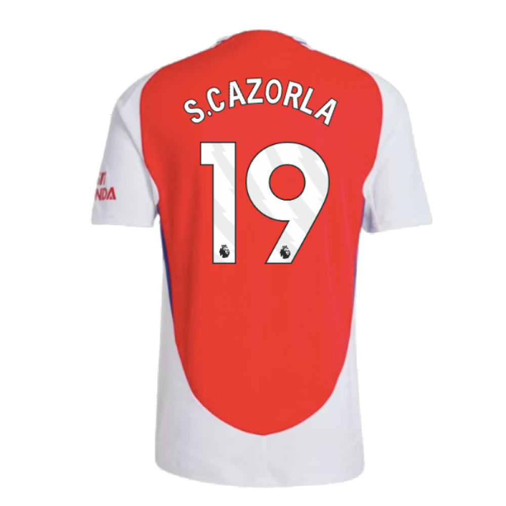 2024-2025 Arsenal Authentic Home Shirt (S.Cazorla 19)