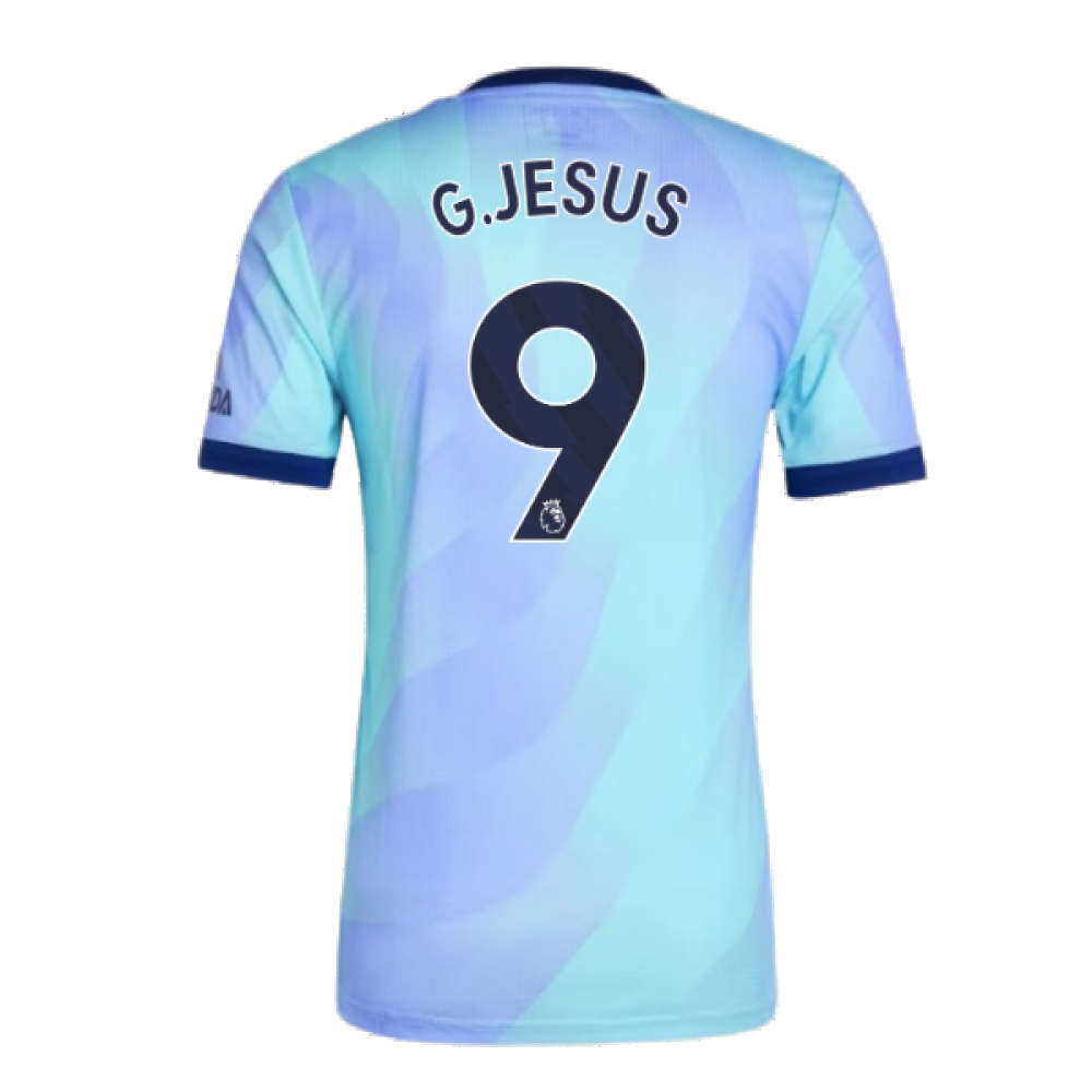 2024-2025 Arsenal Authentic Third Shirt (G.Jesus 9)