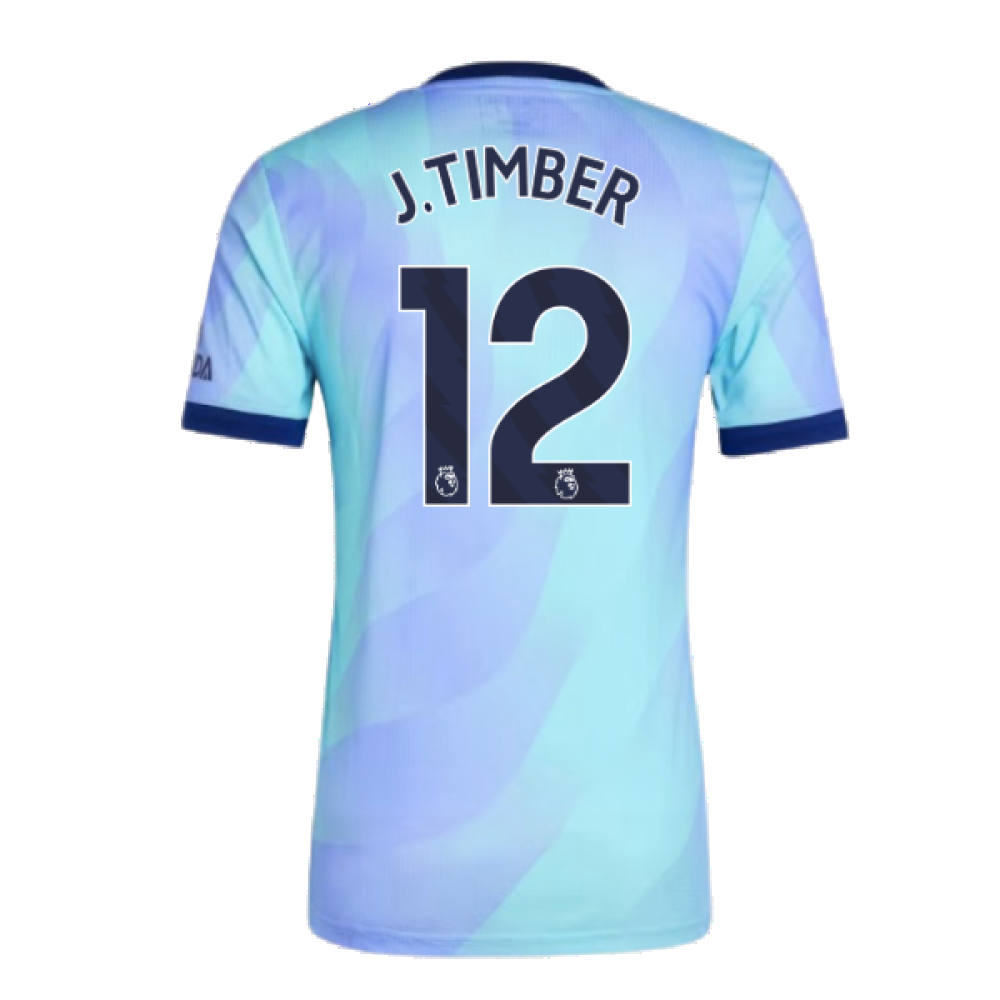 2024-2025 Arsenal Authentic Third Shirt (J.Timber 12)