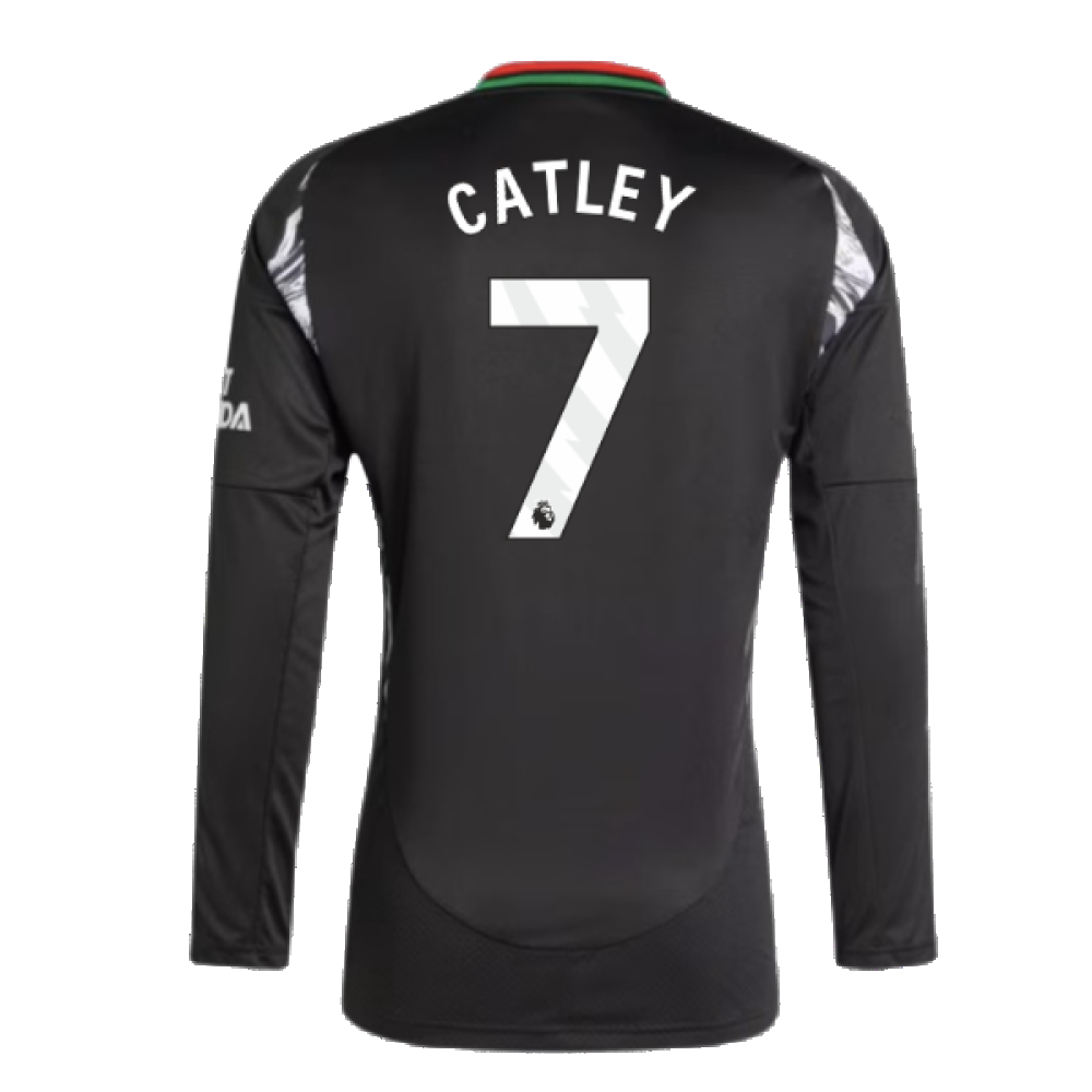 2024-2025 Arsenal Away Long Sleeve Shirt (Catley 7)