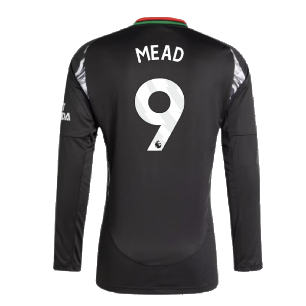 2024-2025 Arsenal Away Long Sleeve Shirt (Mead 9)