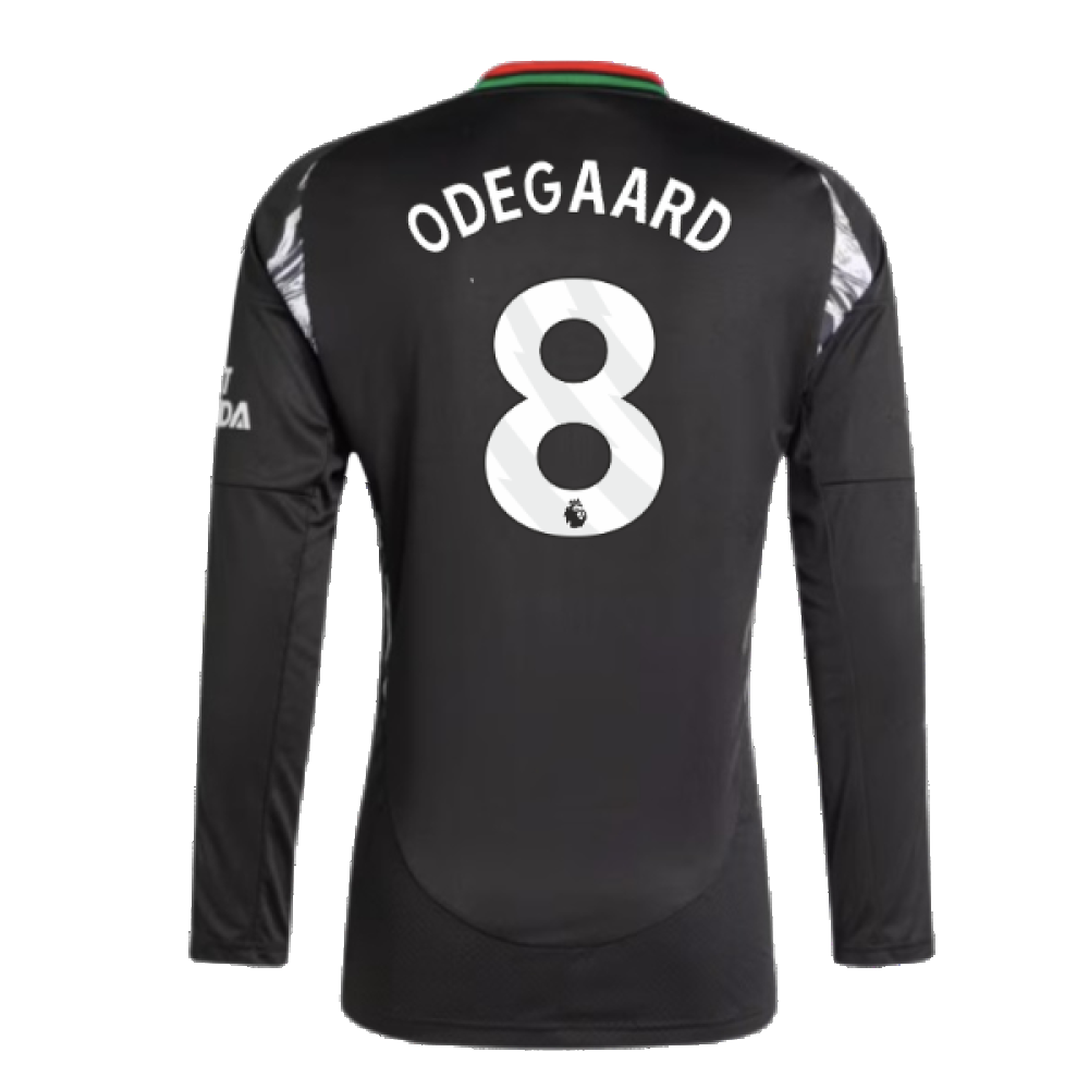 2024-2025 Arsenal Away Long Sleeve Shirt (Odegaard 8)