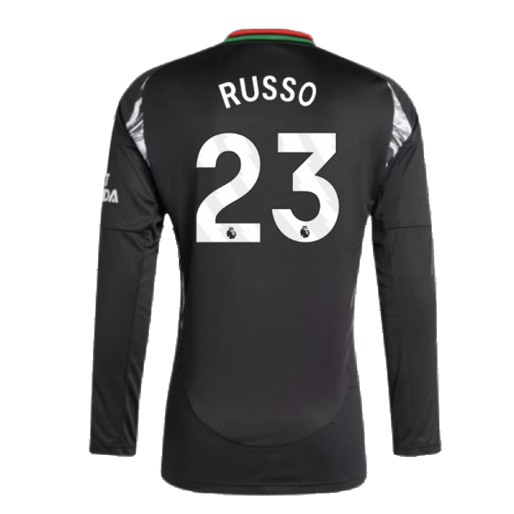 2024-2025 Arsenal Away Long Sleeve Shirt (Russo 23)