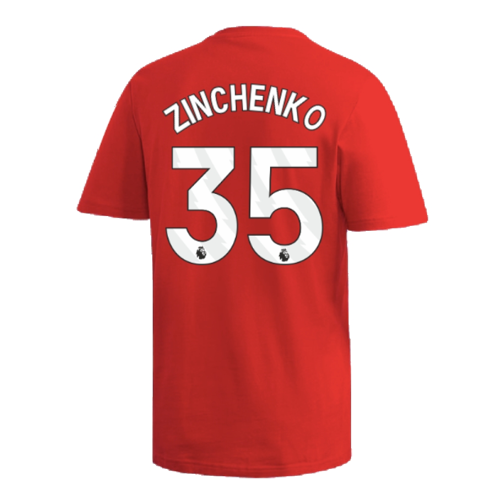 2024-2025 Arsenal DNA Graphic Tee (Red) (Zinchenko 35)