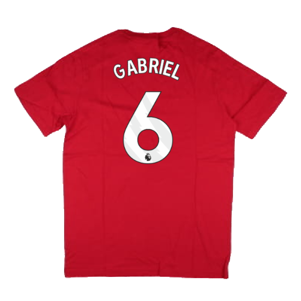 2024-2025 Arsenal DNA Tee (Red) (Gabriel 6)