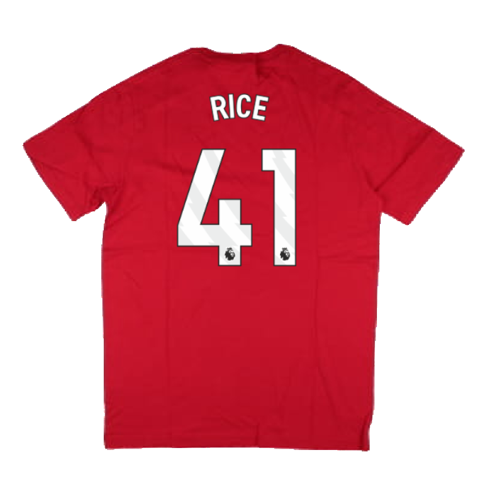 2024-2025 Arsenal DNA Tee (Red) (Rice 41)