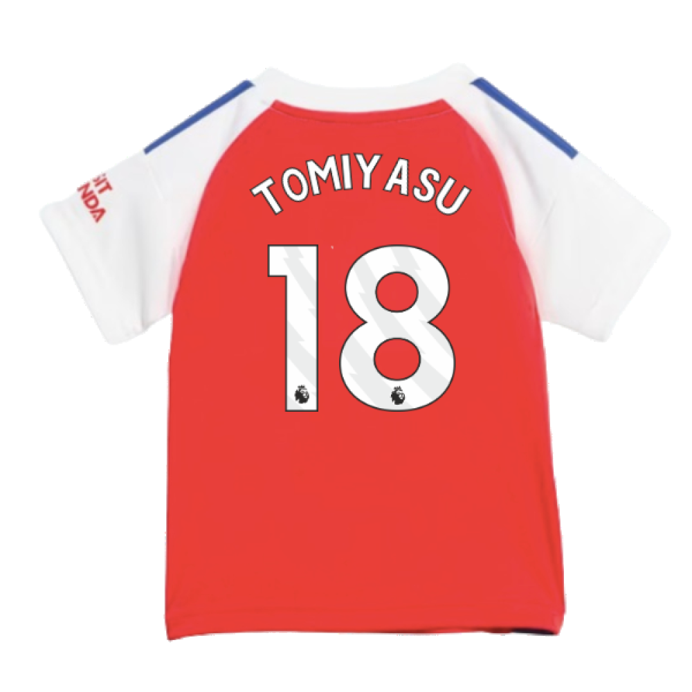 2024-2025 Arsenal Home Baby Kit (Tomiyasu 18)