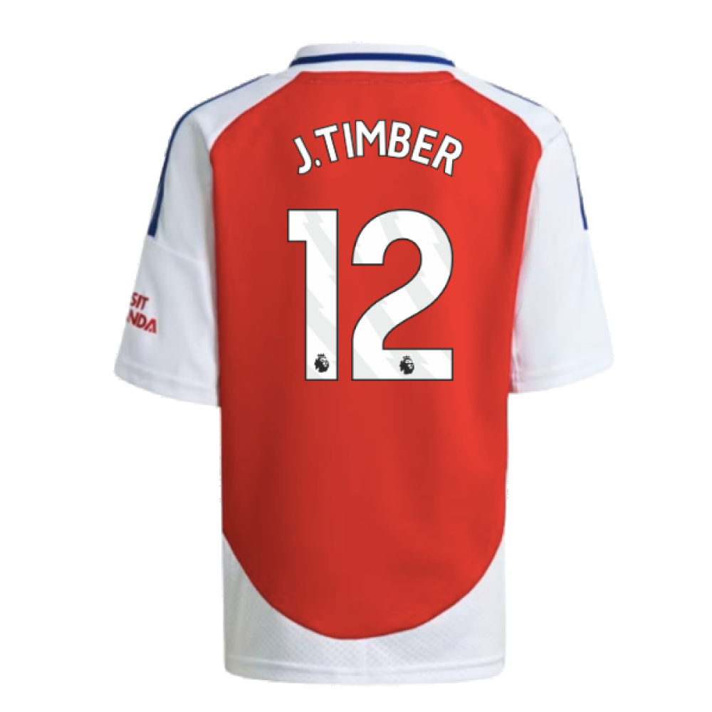 2024-2025 Arsenal Home Mini Kit (J.Timber 12)