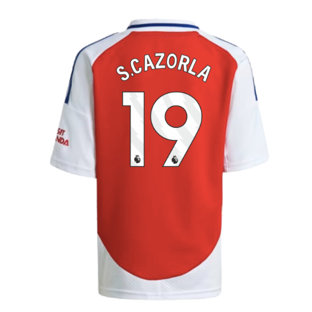 2024-2025 Arsenal Home Mini Kit (S.Cazorla 19)