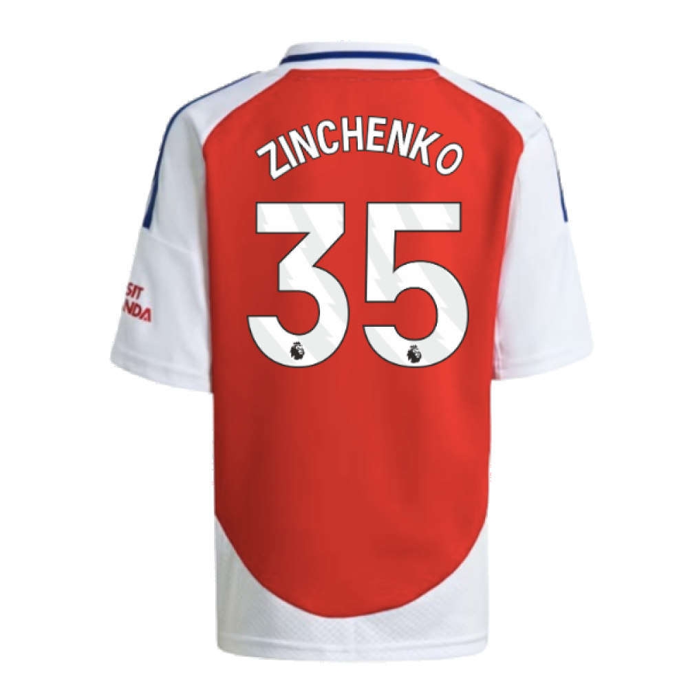 2024-2025 Arsenal Home Mini Kit (Zinchenko 35)