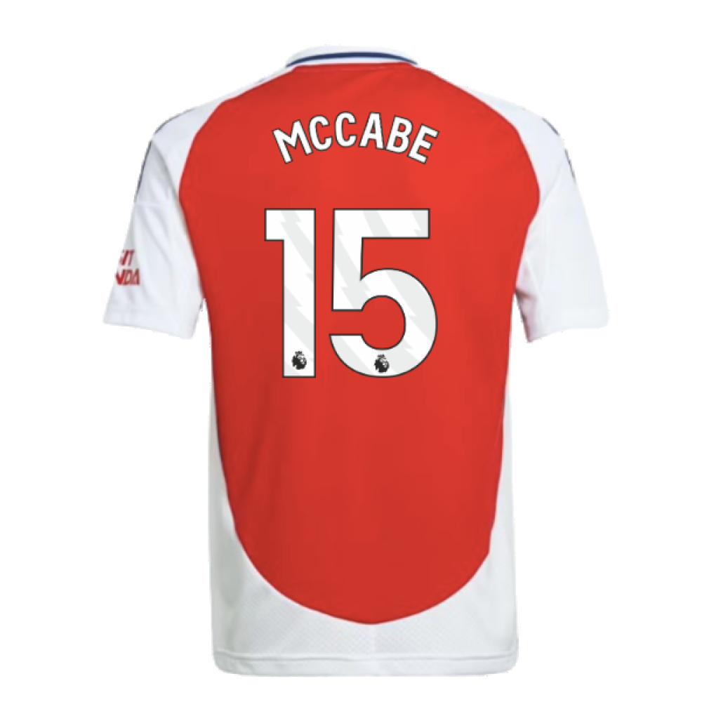 2024-2025 Arsenal Home Shirt (Kids) (McCabe 15)