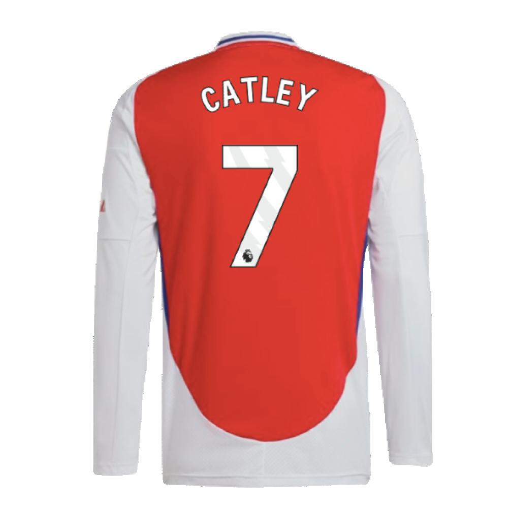 2024-2025 Arsenal Long Sleeve Home Shirt (Catley 7)