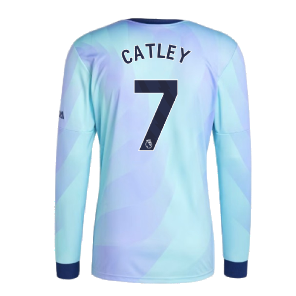 2024-2025 Arsenal Long Sleeve Third Shirt (Catley 7)