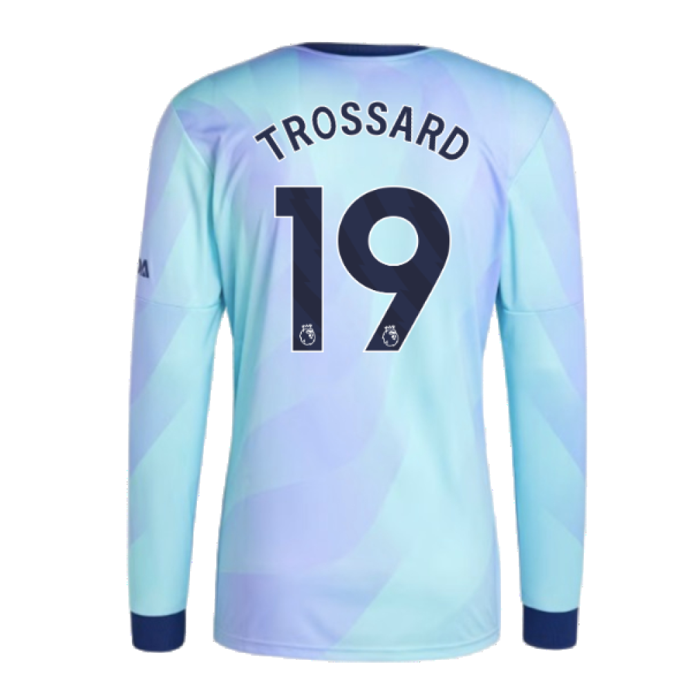 2024-2025 Arsenal Long Sleeve Third Shirt (Trossard 19)