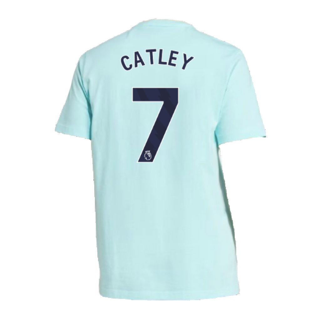 2024-2025 Arsenal Seasonal Tee (Clear Aqua) (Catley 7)