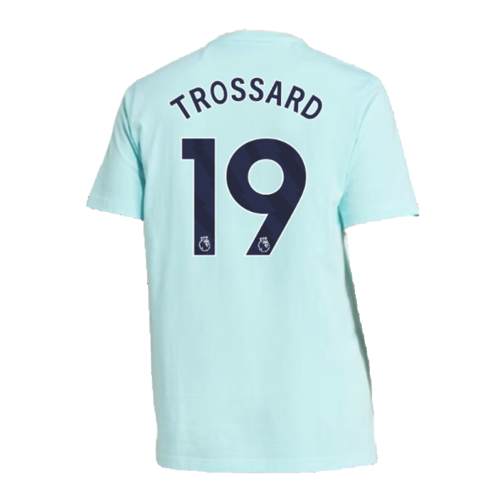 2024-2025 Arsenal Seasonal Tee (Clear Aqua) (Trossard 19)