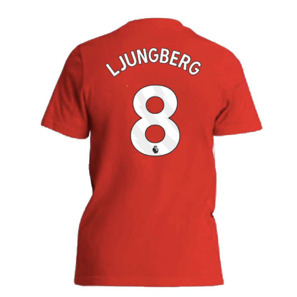 2024-2025 Arsenal Tee (Red) - Kids (Ljungberg 8)