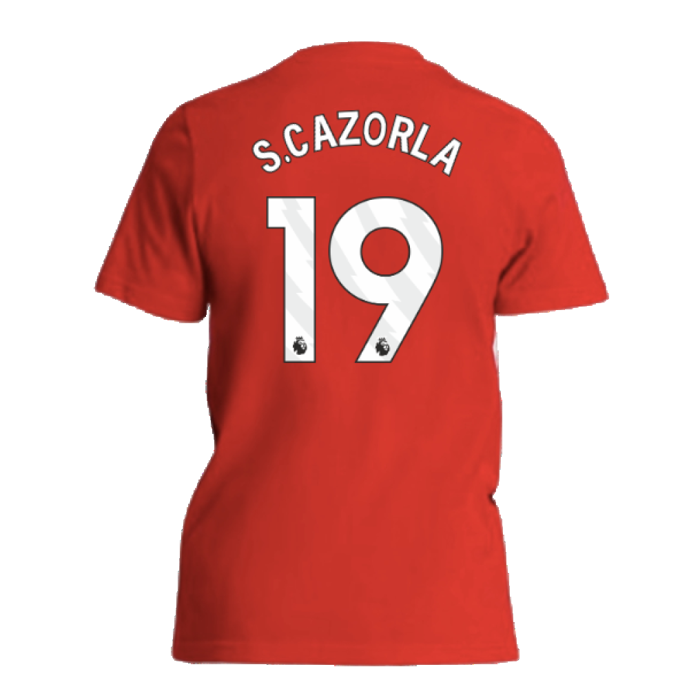 2024-2025 Arsenal Tee (Red) - Kids (S.Cazorla 19)