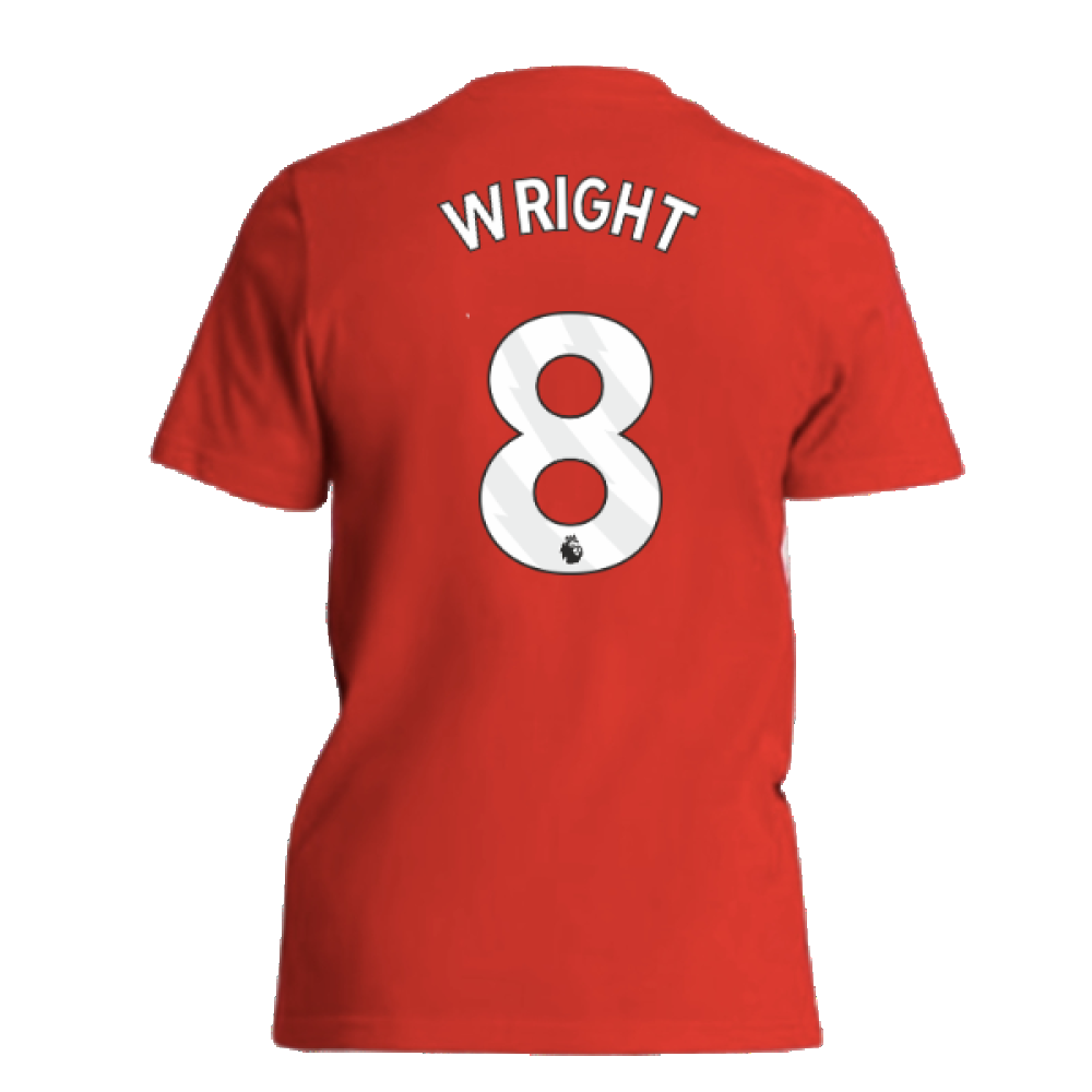 2024-2025 Arsenal Tee (Red) - Kids (Wright 8)