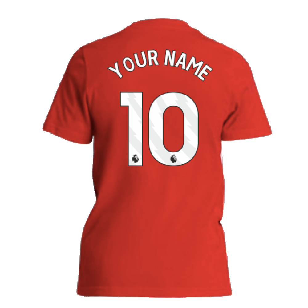 2024-2025 Arsenal Tee (Red) - Kids (Your Name)