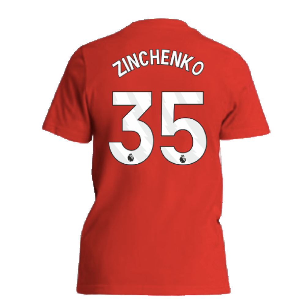 2024-2025 Arsenal Tee (Red) - Kids (Zinchenko 35)