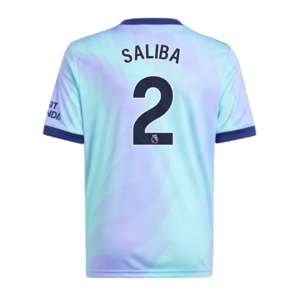 2024-2025 Arsenal Third Shirt (Kids) (Saliba 2)